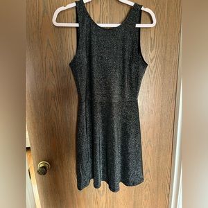 NEW H&M Silver skater dress